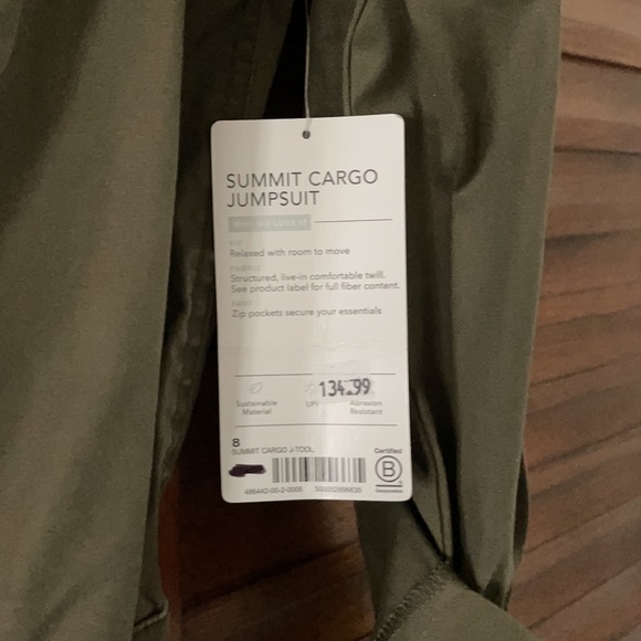 Athleta Summit Cargo Jumpsuit 8 - Picture 2 of 6